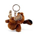 thumbnail image 1 of Llavero Peluche Puzzled Alce Suave Marrón 4 pulgadas, 1 of 3