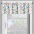thumbnail image 2 of Ambesonne Floral Valance Pack of 2, Pastel Daisies, 54"X12", Multicolor, 2 of 5