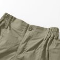 thumbnail image 5 of RYRJJ Cargo Shorts for Women with Pockets Elastic High Waist Lightweight Outdoor Shorts for Summer Casual Loose(Army Green,M), 5 of 7