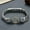 20cm/7.8inch, variant on Real S925 Sterling Silver Bracelet Men Women Double Dragon Link Chain 7.9-8.6inL-22cm/8.67inch-58-60g