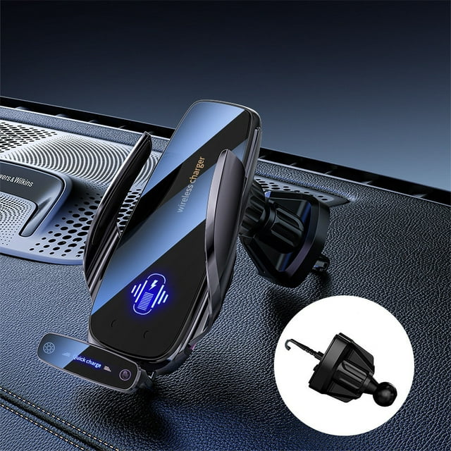 EGNMCR Cell Phone Car Chargers Car Wireless Fast Charger Car Ornament Jewelry Navigation Support Frame Car Cell Phone wireless charging