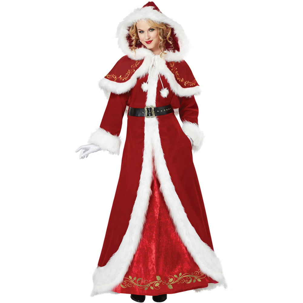 Deluxe Mrs Claus Adult Costume