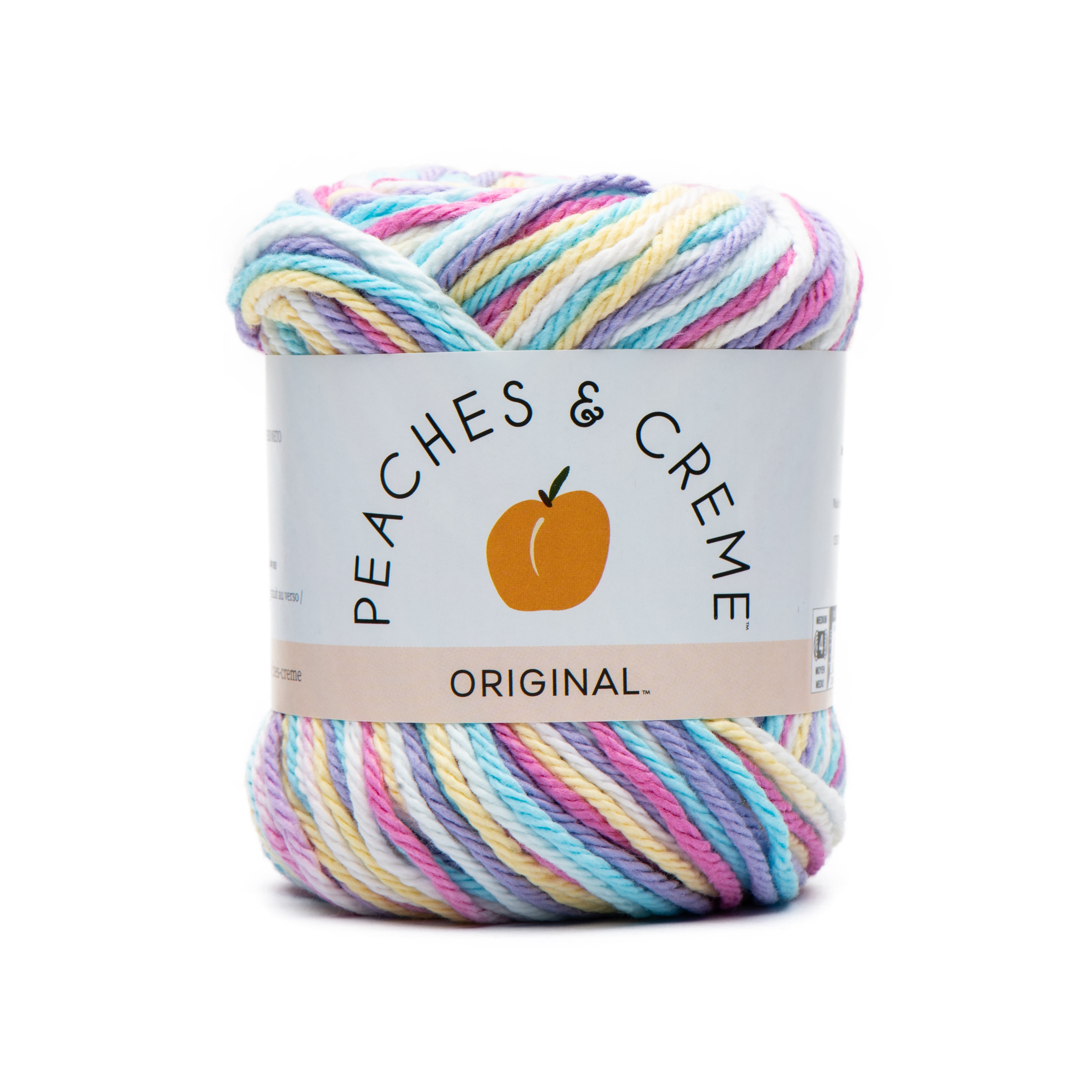 Peaches & Creme Ombre 4 Medium Cotton Yarn, Fleur De Lavandra 2oz/56.7g
