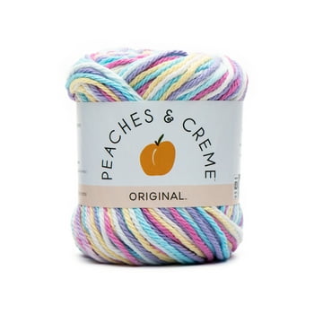 Peaches & Creme Ombre 4 Medium Cotton Yarn, Fleur De Lavandra 2oz/56.7g, 95 Yards