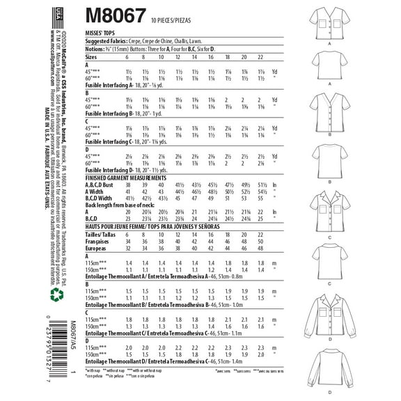 LivMcCalls - Misses Top/Vest-6-8-10-12-14