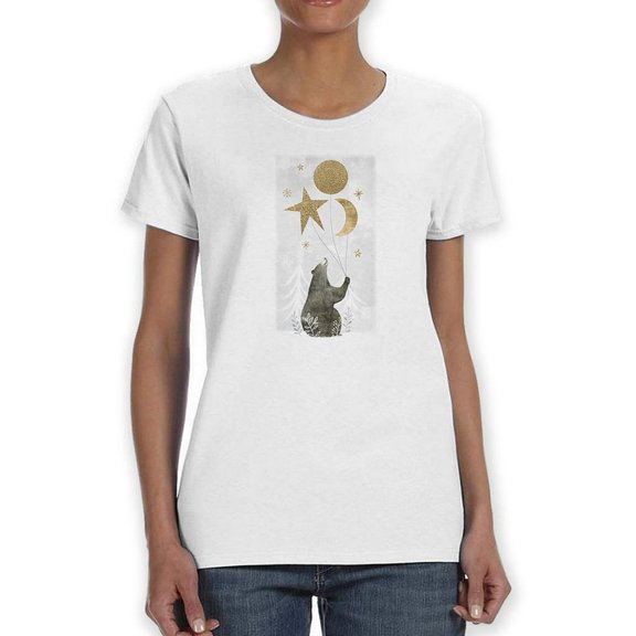 Woodland Celebration T-Shirt Women -Victoria Borges Designs, Female 4X-Large