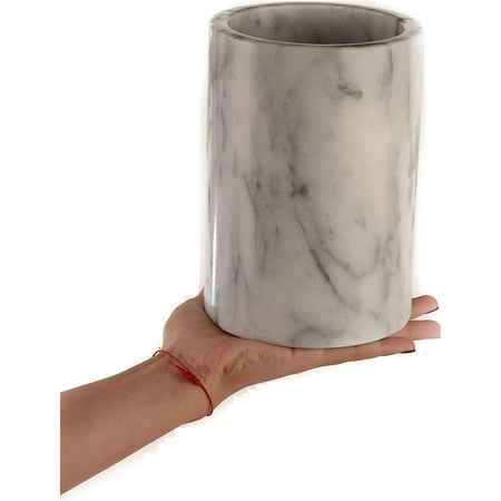 

[3 PACK] Marble Wine Bottle Cooler - Wine Chiller Bucket - Perfect for Wine & Champagne for Dinner Parties - Holds a 750 ML Bottle - Great for Utensil Holder Flower Vase by EcoQuality