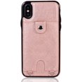 thumbnail image 2 of PU Leather Wallet Case for iPhone Xs Max Necklace Lanyard Case Cover with Holder Adjustable Detachable, 2 of 5