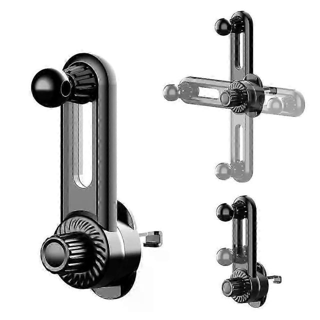 Soporte para teléfono móvil con rótula de 17 mm para rejilla de ventilación del coche, base giratoria de 360°, ajustable, para salidas de aire del coche.