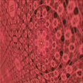 thumbnail image 1 of Ahgly Company Tapis d'Intérieur Lavable en Machine Carré Rouge Transitionnel, 5 Pieds Carré, 1 of 7
