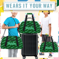 thumbnail image 6 of Jiaoprinted Custom Sports Bag Name for Women, Personalized Duffle Gym Bag with Name, Dance Bag, Travel Overnight Weekender Bags, Green Cyan, 6 of 7
