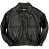 Big & Tall Men's Leather Aviator Jacket