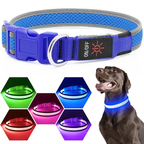 Collar LED Flashseen USB recargable para perros