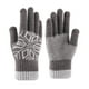thumbnail image 2 of EeaseMX 1 par de guantes gruesos para pantalla táctil, de punto, cálidos, resistentes al viento, de invierno, para hombre (gris), 2 of 7