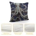 thumbnail image 4 of Pillow Case,Cute White on Dark Blue Background Throw Pillow Case.Cushion Cover for Men Women Navy Blue White, 4 of 5