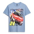 thumbnail image 2 of Men's Classic Ink Powder Blue William Byron Raptor T-Shirt, 2 of 3