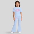 thumbnail image 2 of Clothes for Girls 10-12 Trendy for School Toddler Girl Clothes Outfits,2 Pieces Cute Summer Short Sleeves T-Shirt Tops+Pants Set, 2 of 4