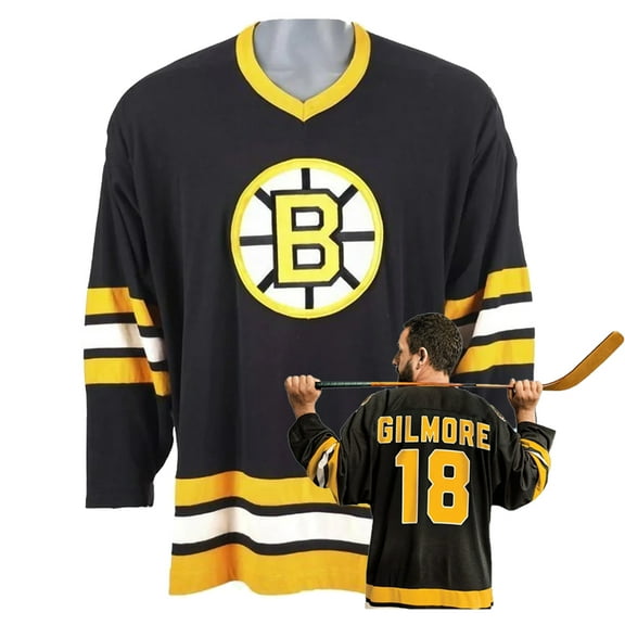 Happy Gilmore 2 Jersey T-shirt Gilmore 18 V-Neck Long Sleeve Streetwear Shirts Women Men Hockey Jersey