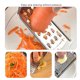 thumbnail image 2 of Toystoory Rallador de acero inoxidable para alimentos vegetales, mantequilla, ajo, Chocolate, cepillado, portátil, para el hogar, comedor, Bar, cocina, Cocina y Comedor Jengibre Toystoory HA079988-01B, 2 of 6