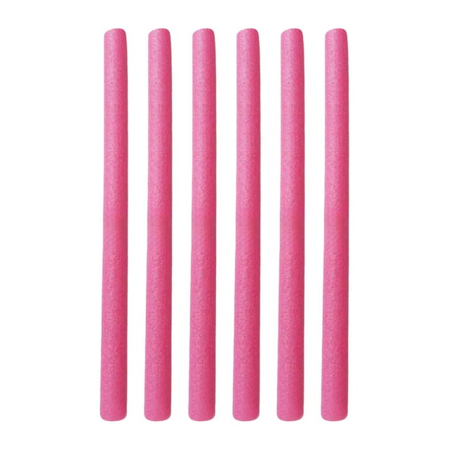 Lipstore 6 Pieces Trampoline Enclosure Pole Foam Sleeves Padding Foam for Tubing Tube Pink