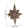 thumbnail image 3 of Adornos navideños, adornos para árboles de Navidad, adornos colgantes para árboles de Navidad, adornos colgantes, arreglos para ambientes festivos, adornos navideños, adornos dorados para fiestas., 3 of 6