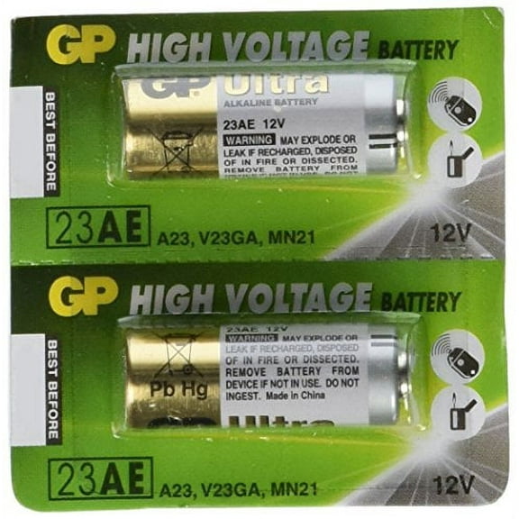 GP 12V Alkaline Batteries - Size 23A - 2-Pack
