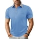 thumbnail image 3 of Ceisia Men's Casual Striped Half Button Round Neck Pullover with Pocket Daily Fashion Top Gift, 3 of 8