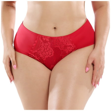 

EUHDSSDE Follure Women Pantie Sexy Lace Elastic Lingerie knickers Underpants Underwear L-4XL