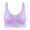 30# Light Purple, variant on Cyglowse Seamless Yoga Bras for Women Comfortable Padded Gathering Bra Wireless Push Up Workout Running Bras, No Underwire Pink 36