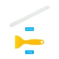 thumbnail image 3 of Unique Bargains 24pcs Non-Slip Bathtub Stickers, Clear Shower Stickers with Scraper for Bath Tub Shower Stairs, 3 of 5