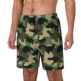thumbnail image 2 of Fotbe Camouflage Dinosaur Men’s Swim Trunks Quick Dry Swim Shorts Board Shorts with Mesh Lining-3X-Large, 2 of 9