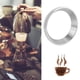 thumbnail image 3 of Reemplazo del anillo dosificador, embudo dosificador de café expreso Anillo dosificador de acero inoxidable Anillo dosificador de café Construcción robusta, 3 of 8