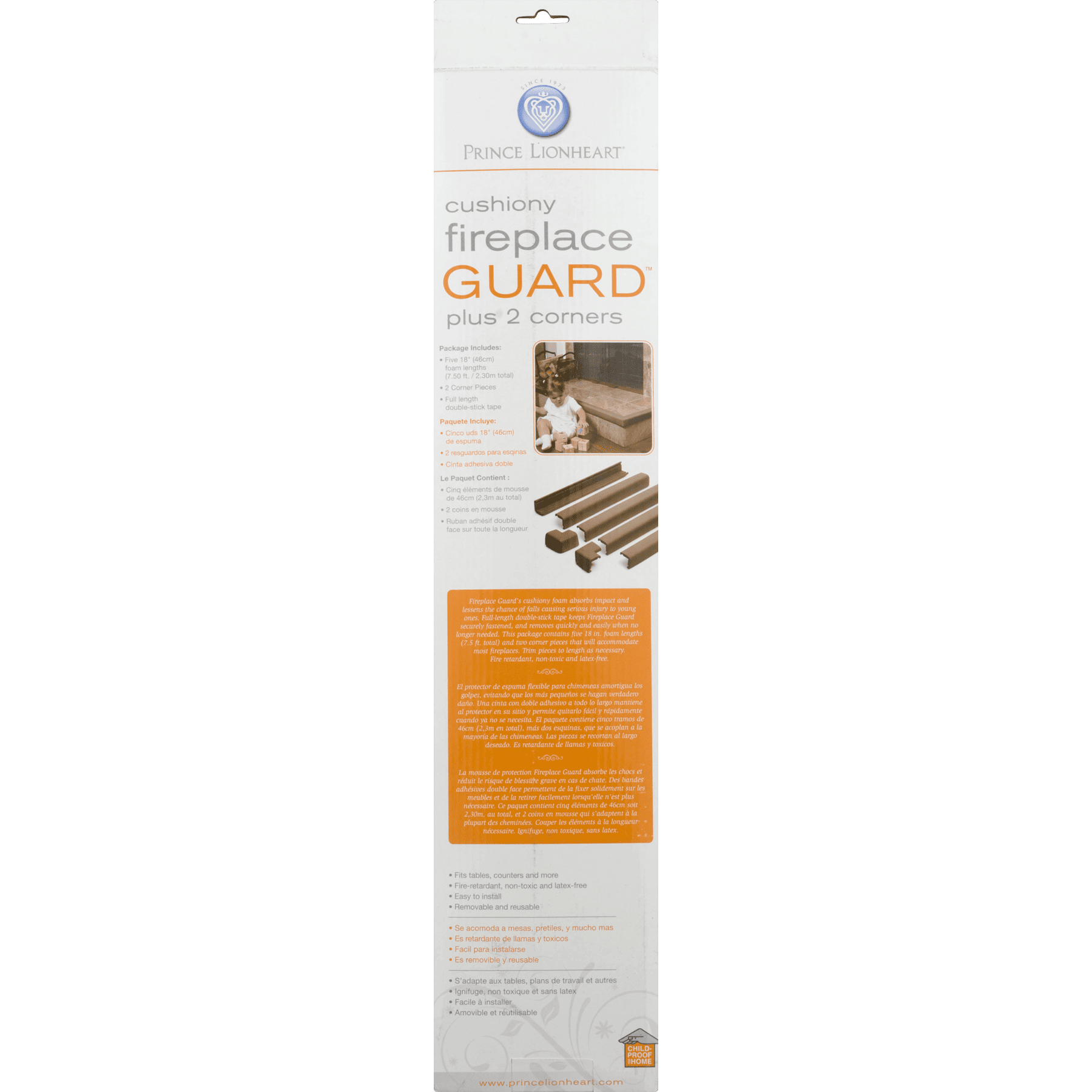 Baby Products Neutral Prince Lionheart Fireplace Guard With 2