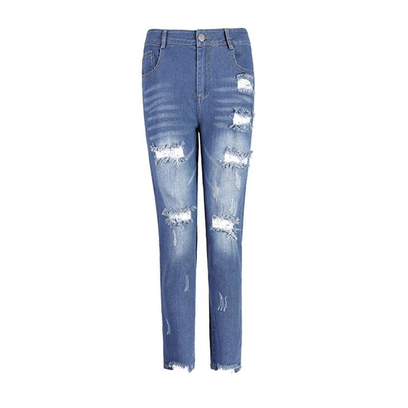 black faded jeans women's