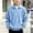 Light Blue, variant on Tdoqot Boys Waffle Knit Sweatshirt with Collar- Casual Fashion Long Sleeve Fall Winter Kids Pullover Tops Black Size 8