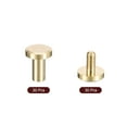thumbnail image 3 of 30Pack Brass Chicago Screws, 8x8mm Post Nail Stud Rivets for Leather Crafts, 3 of 6