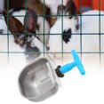 thumbnail image 4 of 5Pc Drinking Bowl, Stainless Steel AutomaticDrinker  Drinking Bowl Waterer forFeeding, Practical Farm Accessory, 4 of 7