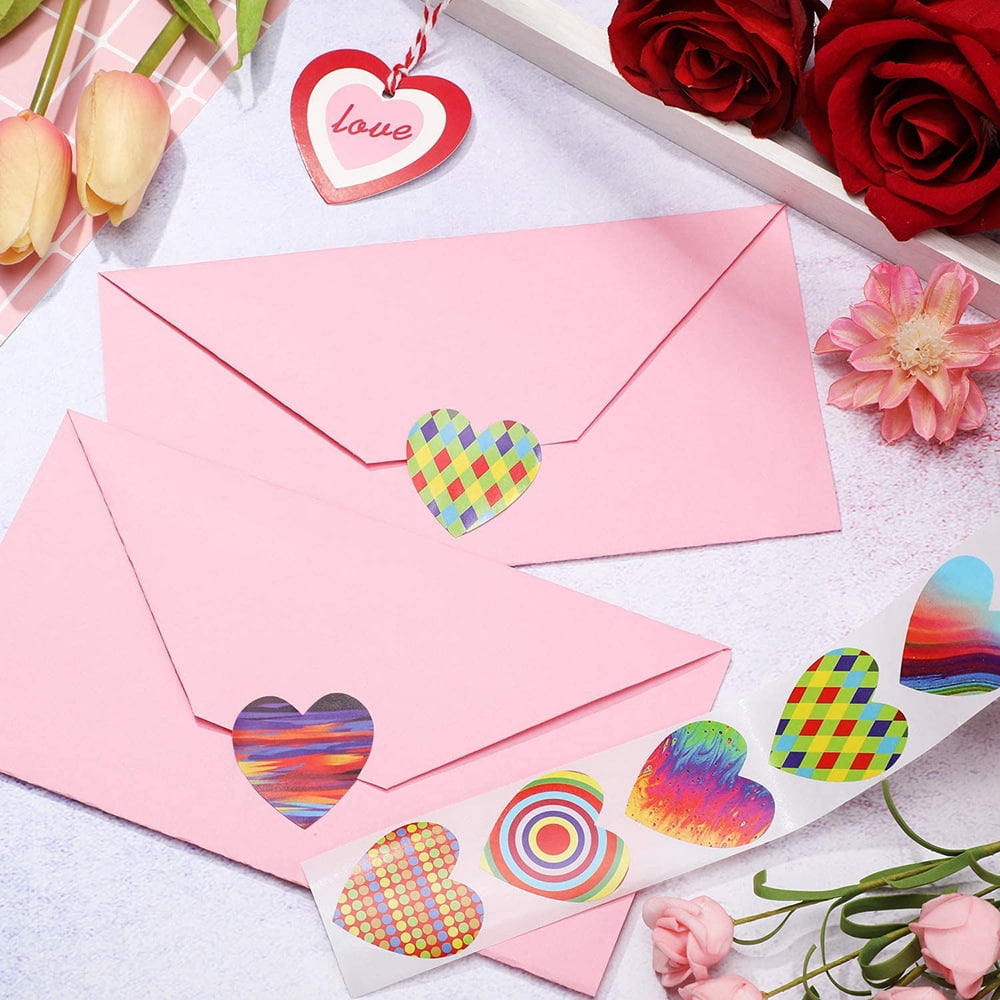 D4DREAM Valentines Heart Stickers for Kids 216pcs Valentines  Day Heart Labels Sticker for Envelopes, Cards, Scrapbooking, Valentine's  Decorations, Wedding Party Favors : Toys & Games