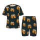 thumbnail image 1 of Balery Beer Conjunto de Pijama Infantil de Manga Corta con Estampado – Ropa de Dormir de Algodón Suave-3X-Large, 1 of 6