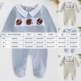 thumbnail image 3 of CAUYDY Clothes for Baby Boys Newborn Sleepers 3 6 9 12 18 24 Months Preemie Long Sleeve Bodysuit Fall Winter Infant Boy Cute Romper Toddler Pajamas Green for Sizes Newborn, 3 of 6