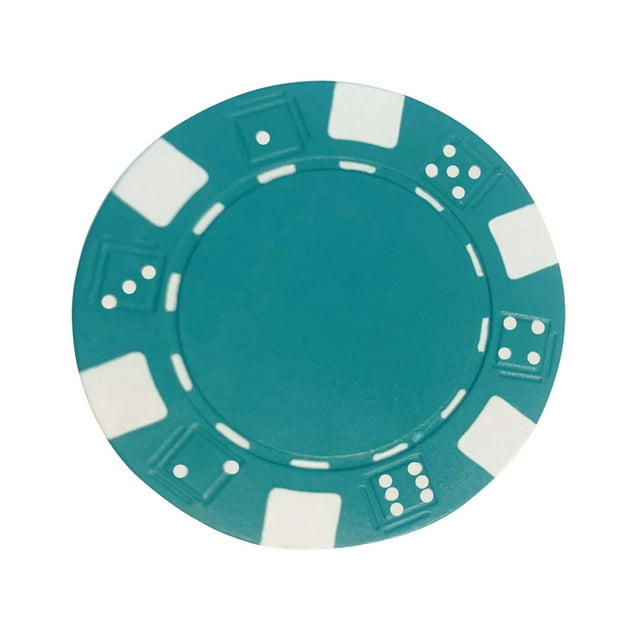 WE Games Jetons de Poker en Argile, 11,5 Grammes, Ensemble de 25, Vert