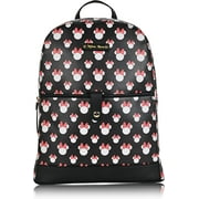 Disney Womens Minnie Mouse Pattern Mini Backpack, Black