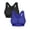 Black+Blue, variant on A AGROSTE Women's Zip Front Closure Sports Bra - Seamless Wirefree Post Surgery Zipper Padded Racerback Workout Gym Yoga Bras