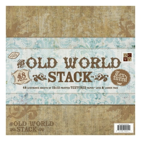 DCWV Card Stock, Assorted Colors, 12in x 12in, 48 Sheets