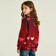 thumbnail image 6 of Avrntaa Valentine Long Sleeve Sweatshirt - Girls Heart Print Pullover, Cute Spring Casual Loose Crewneck Top for 1-15Y, 6 of 8