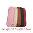 thumbnail image 1 of Bolso de cuero Productos de hardware de fondo Accesorios de bolso tejido a mano DIY PU30 * 10 Fondo ovalado, 1 of 5
