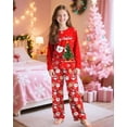 thumbnail image 3 of Girls Pajamas Pjs Set Kids Long Sleeve and Pants Jammies Casual Girls Sleepwear Lounge Clothes Big Kid Size 7-16, 3 of 6