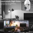 thumbnail image 2 of Hakwray 1PCS Bulb Security Camera, 360° Panoramic, AI Motion Detection, Night Vision, 911 Alarm, Two-Way Audio, 2.4G/5G WiFi, Easy Install, 2 of 4