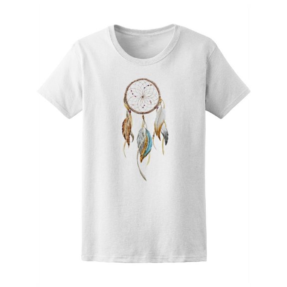 Boho Chic Watercolor Dreamcatcher Women Tee - Image by Shutterstock