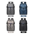 thumbnail image 2 of yeacher Waterproof Motorcycle Backpack with Multiple Pockets, Gray Oxford Cloth Bag for Daily Essentials, 43x28x13cm, 2 of 6